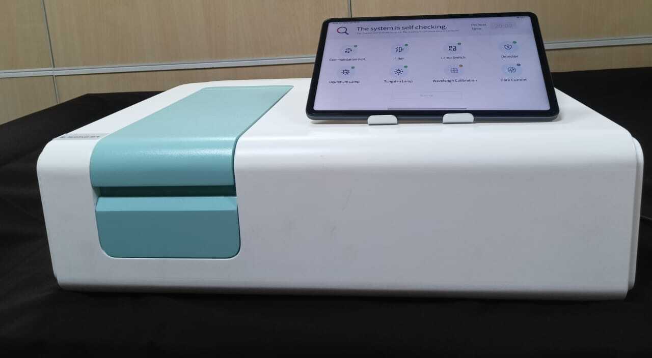 ANDROID PAD TOUCH SCREEN UV-VIS SPECTROPHOTOMETER